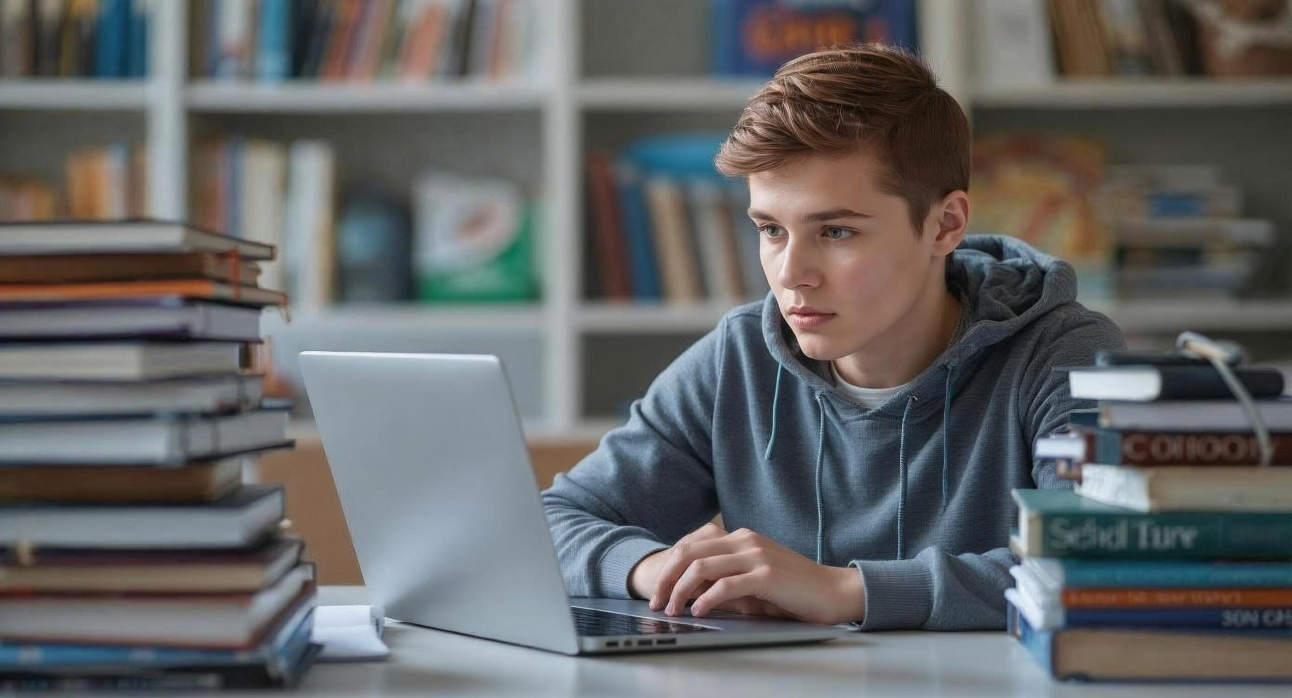 طلاب يتعلمون باستخدام SLAP